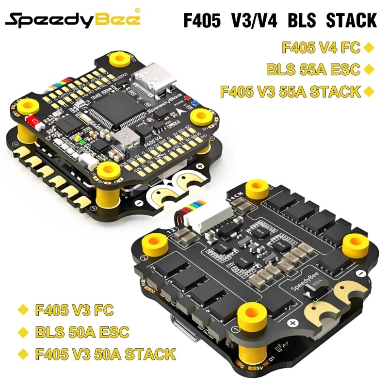 وحدة تحكم طيران SpeedyBee F405 - مراجعة Speedybee F405 V4 Bls 55A Stack وسعره